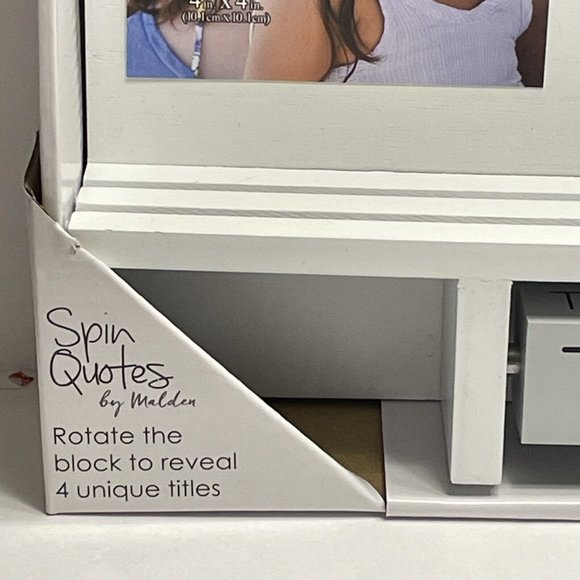 Spin Quotes 6 Clip Wall Collage Picture Frame 16.5"x15"x2.5" Holds 6 Picture NEW - Picture 4 of 13